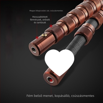 Karbon szálas teleszkópos halászháló ultrakemény bottal — skálázható, többfunkciós