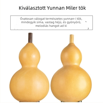 Hulusi a Sound Leaftől — kézzel készített Zizhu, eredeti ökológiai modell, hangjegyek: C B D G F, bőrdoboz