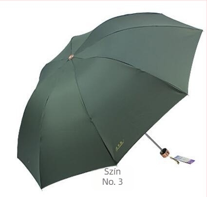 Paradise Umbrella 307E háromrészű összecsukható esernyő, 8 acél bordával, 190T vízlepergető anyag, műanyag fogantyú, kézi nyitás, logó nyomás lehetséges