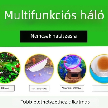 Kézi háló akváriumhoz, aranyhalak hálója, kézi háló akváriumhoz — Anyag: 1