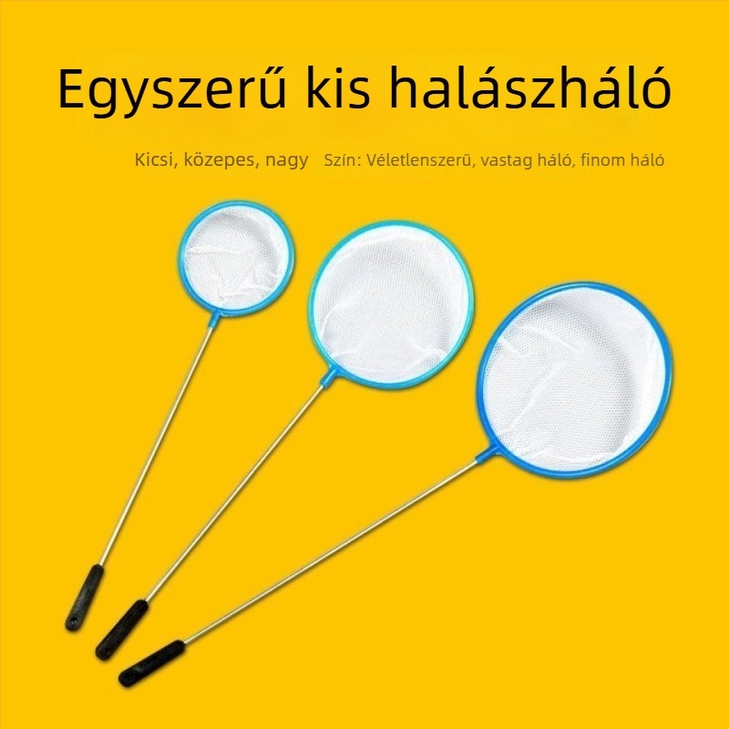 Kézi háló akváriumhoz, aranyhalak hálója, kézi háló akváriumhoz — Anyag: 1