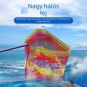 Jiajiaoni Horgász Háló fejpánttal – Ultra-könnyű, Ultra-kemény, Anyag: Egyéb