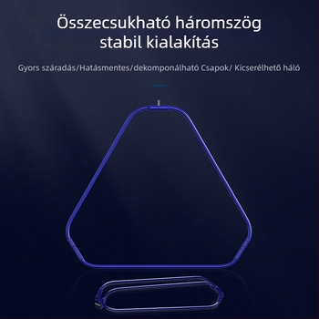 Jiajiaoni Horgász Háló fejpánttal – Ultra-könnyű, Ultra-kemény, Anyag: Egyéb