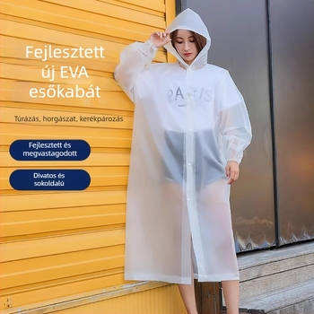 Felnőtt esőponcsó — vastag EVA anyag, újra felhasználható, egy személyre, hegymászáshoz és kerékpározáshoz, hordozható (vastag EVA anyag; egy személyre; hegymászás és kerékpározás)