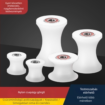 U-formájú nylon csapágy görgő ajtókhoz és ablakokhoz
