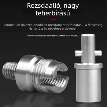 Alumínium ötvözet hálókonnektor, anti-rotáció, gyors csatlakozó adapter hálózathoz, 8 mm univerzális, 20 g