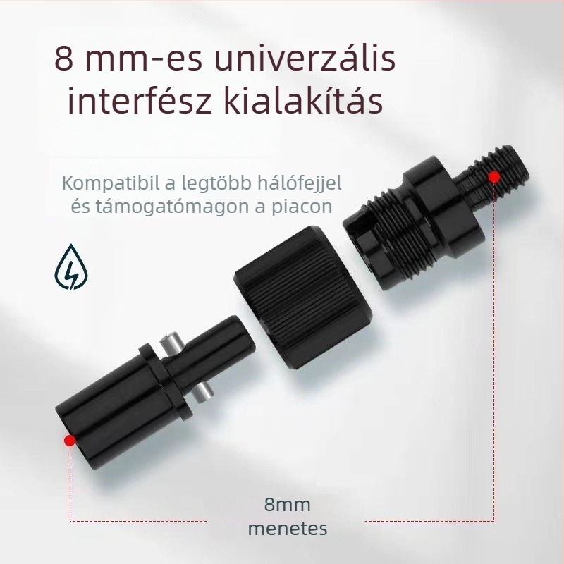 Alumínium ötvözet hálókonnektor, anti-rotáció, gyors csatlakozó adapter hálózathoz, 8 mm univerzális, 20 g