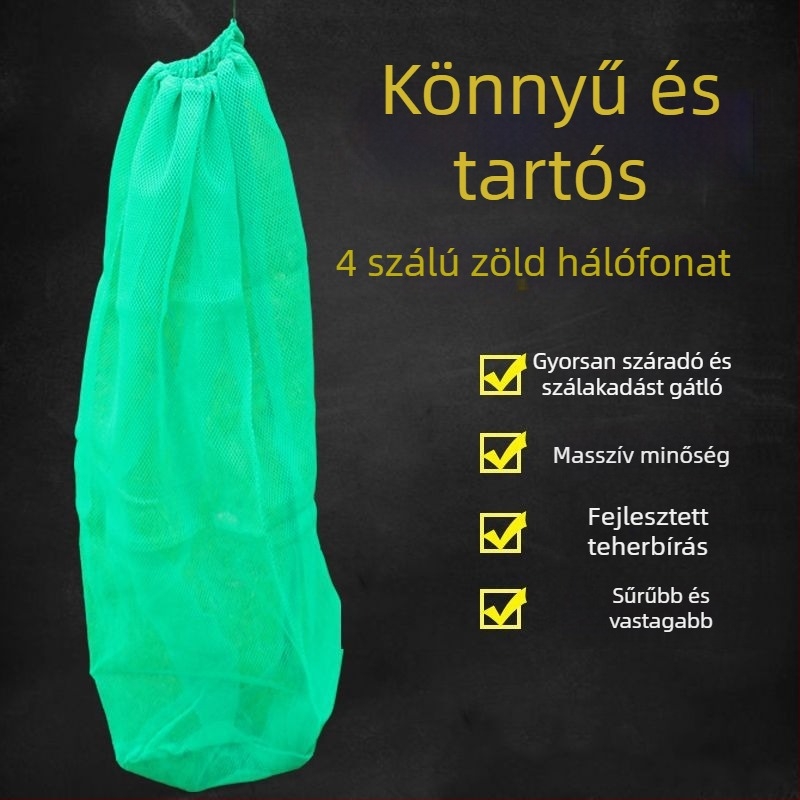 Összecsukható, hordozható halas táska vékony hálóval és nylon szövettel (Márka: CaseEdge/Kesdigo)
