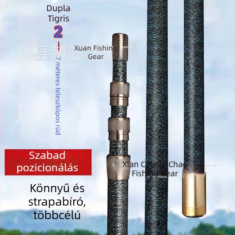 Teleszkópos üvegszálas gyümölcsszedő kar magasból