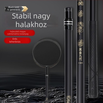 Teleszkópos karbon szálas hálóbot – ultra könnyű, ultra kemény, 9. generációs, teljes készlet