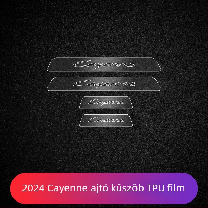 Porsche középső kijelző védőfilm – PET anyagból, hőálló, LY modell, Cayenne, Taycan, Panamera, Macan