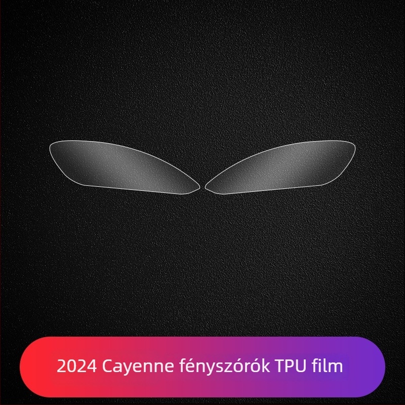 Porsche középső kijelző védőfilm – PET anyagból, hőálló, LY modell, Cayenne, Taycan, Panamera, Macan