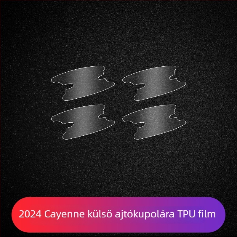 Porsche középső kijelző védőfilm – PET anyagból, hőálló, LY modell, Cayenne, Taycan, Panamera, Macan