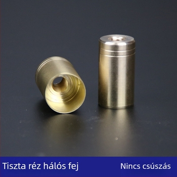 Tiszta rézből készült hálócsatlakozó, 8 mm-es csavar halászbothoz, DIY anyacsatlakozó halászati felszerelések