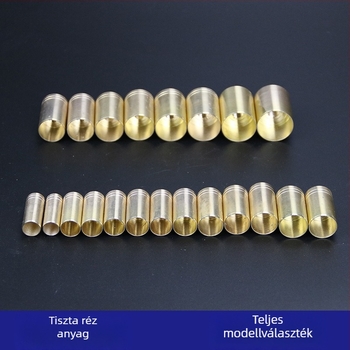 Tiszta rézből készült hálócsatlakozó, 8 mm-es csavar halászbothoz, DIY anyacsatlakozó halászati felszerelések