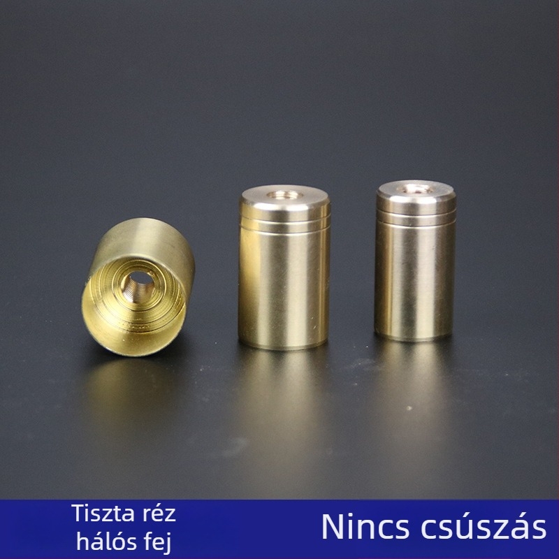Tiszta rézből készült hálócsatlakozó, 8 mm-es csavar halászbothoz, DIY anyacsatlakozó halászati felszerelések