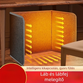 Asztali lábmelegítő talpbetét távirányítóval és USB/konnektoros fűtéssel