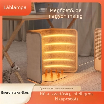 Asztali lábmelegítő talpbetét távirányítóval és USB/konnektoros fűtéssel