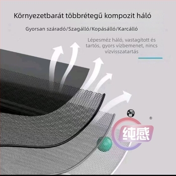 Mini négyszögletes halászháló etetőhöz, gyorsan száradó, alumínium-nylon ötvözet konstrukció, kompakt méret