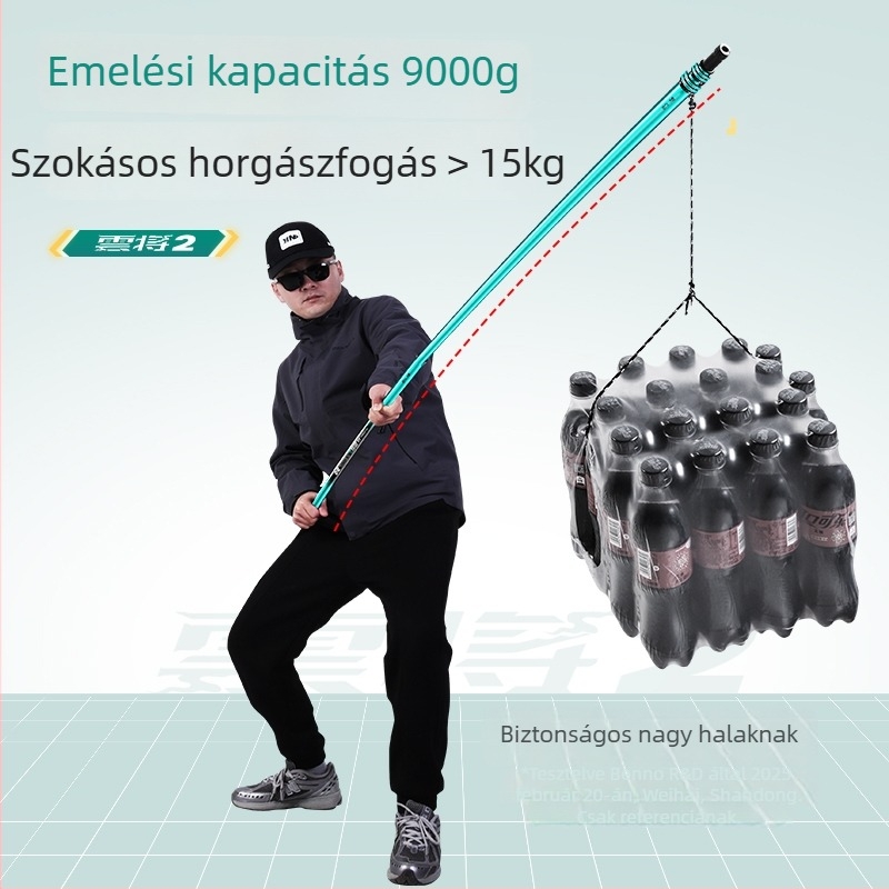 Horgász háló készlet: szájnyílás 40 cm, mélység 30 cm, finom háló