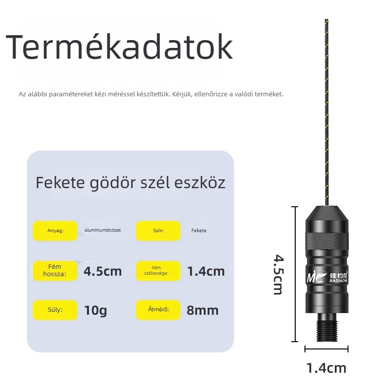 Horgászbot végző keret a háló széléhez és módosító csatlakozó – Nylon anyag, Jiajiaoni márka, Kína