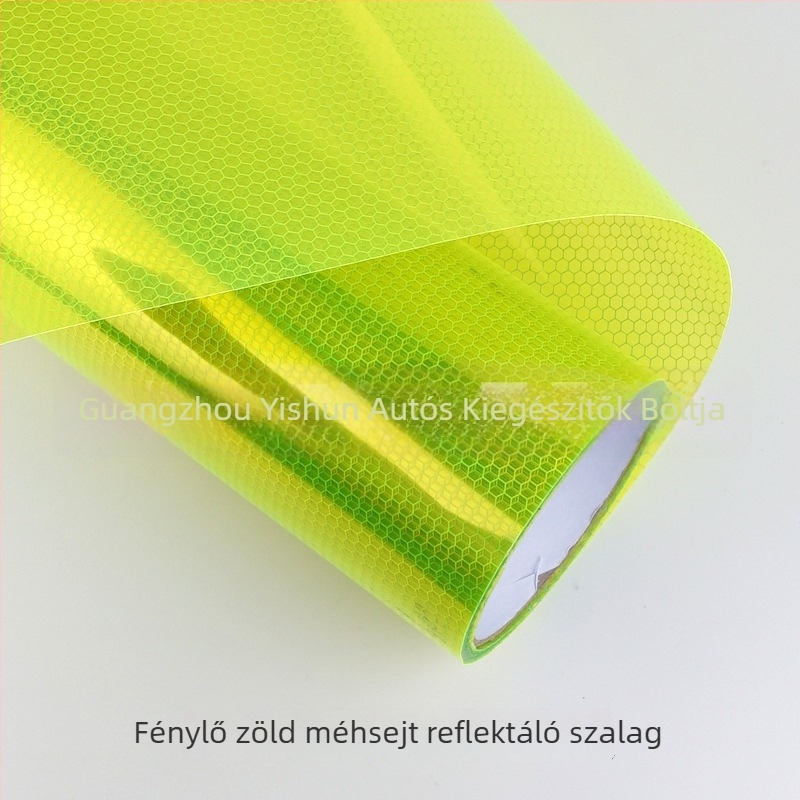 Autó hátsó lámpa fólia – lézeres méhsejt mintázat, PVC anyag, öntapadó felület