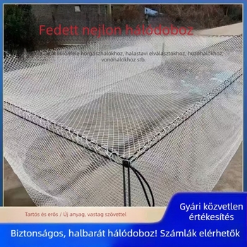Fedett nejlon halastó tenyésztő háló, izoláció fiatal halak számára