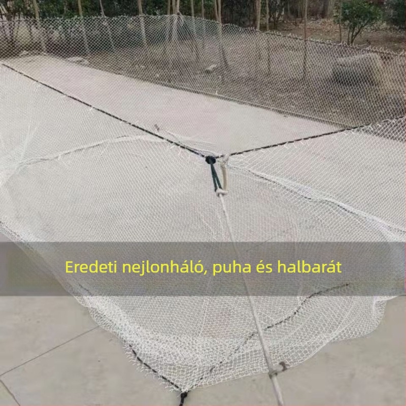 Fedett nejlon halastó tenyésztő háló, izoláció fiatal halak számára