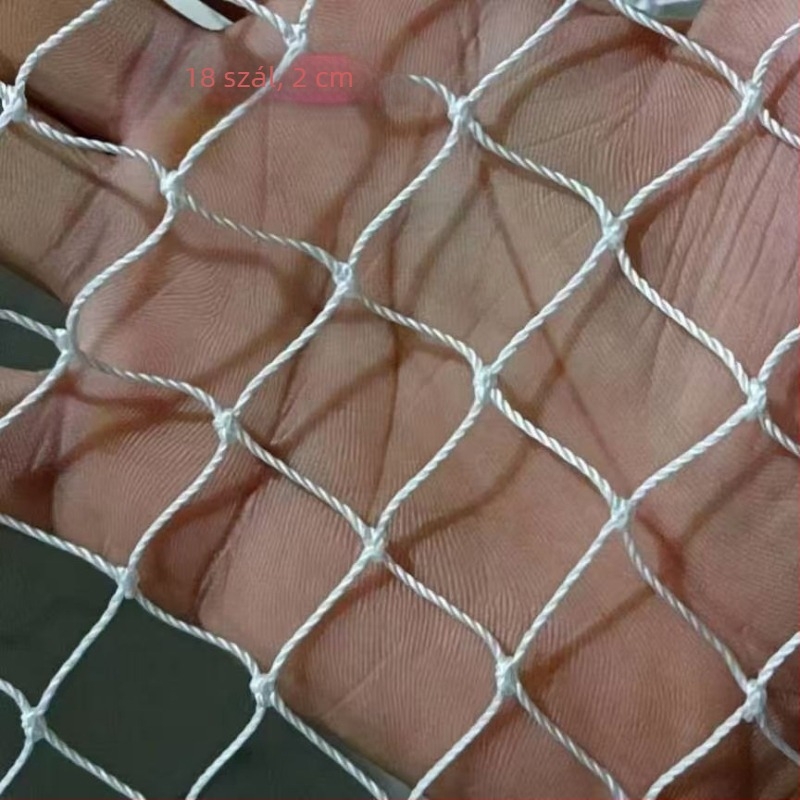 Fehér nylon háló halászathoz, háló-ketrec, emelőháló, húzóháló, bekerítő háló, trawl háló, mozgó háló, elválasztó háló, megerősített halászati háló