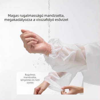 EVA túra esőkabát poncsó felnőtteknek, vastag anyag, PU ragasztó vízálló réteg