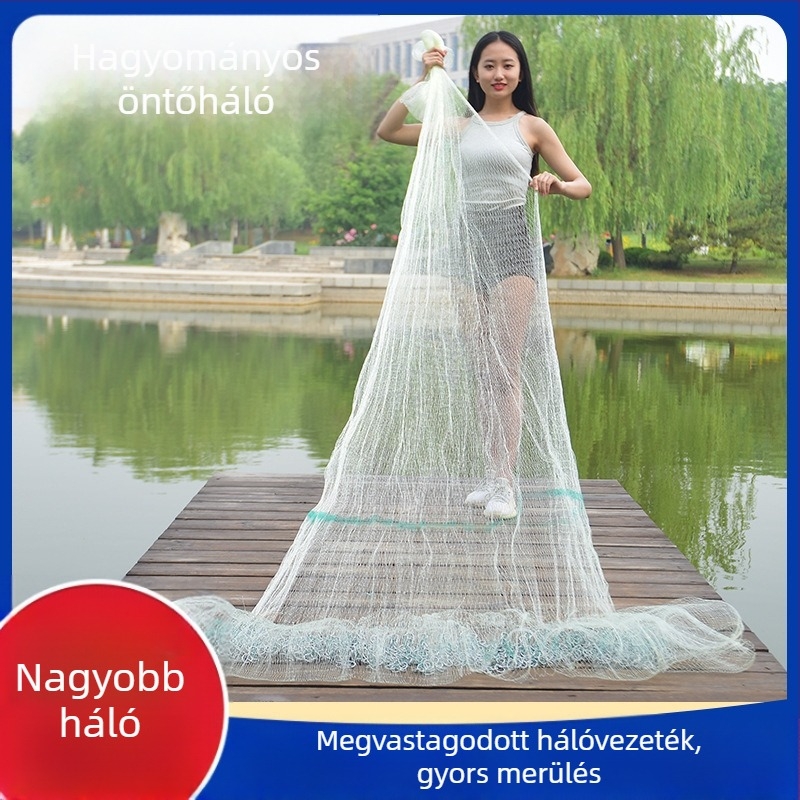Koreai stílusú láncos dobóháló (Márka: Yitong Xinghua; Anyag: PE; Privát címke elérhető)