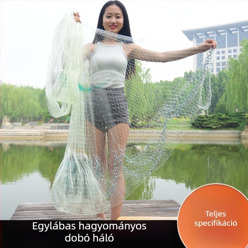 Koreai stílusú láncos dobóháló (Márka: Yitong Xinghua; Anyag: PE; Privát címke elérhető)