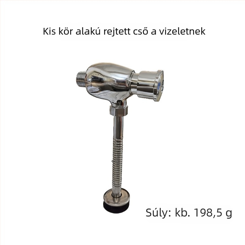 WC- és piszoár öblítő szelep | ötvözet test, öblítés 3–6 s, működési nyomás 0,2–0,6 MPa, modell: nyomógombos öblítő szelep