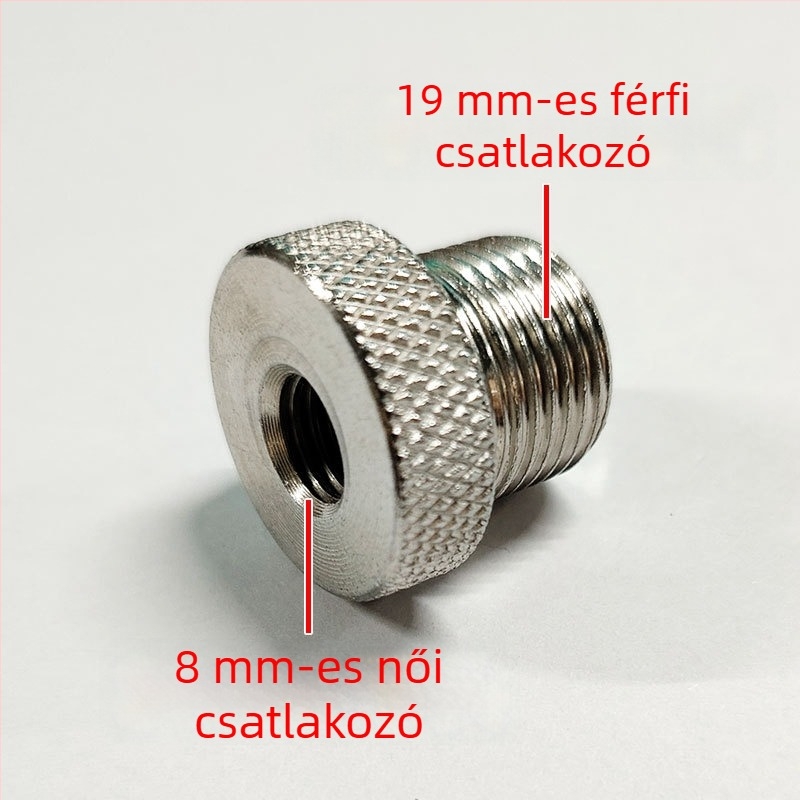 Személyre szabott csőcsatlakozók menetes kapcsolattal, szénacél, redukáló/átalakító fejű, férfi/női csatlakozók oszlopokra