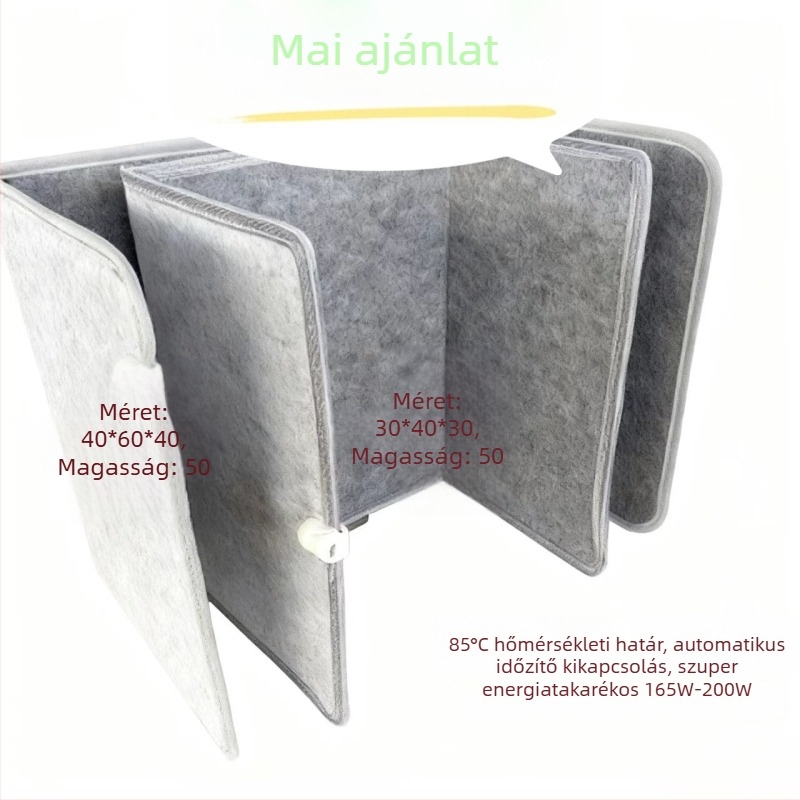 Lábmelegítő párna hálózatról — 220 V, 165 W, Nhx-01 modell, Sheng dehui