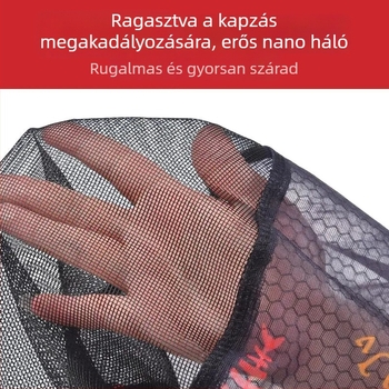 Versenyszerű horgászat számára készített hálófej – alumíniumötvözet, anti-horog dizájn, ultra-könnyű, mélyebb hálófej