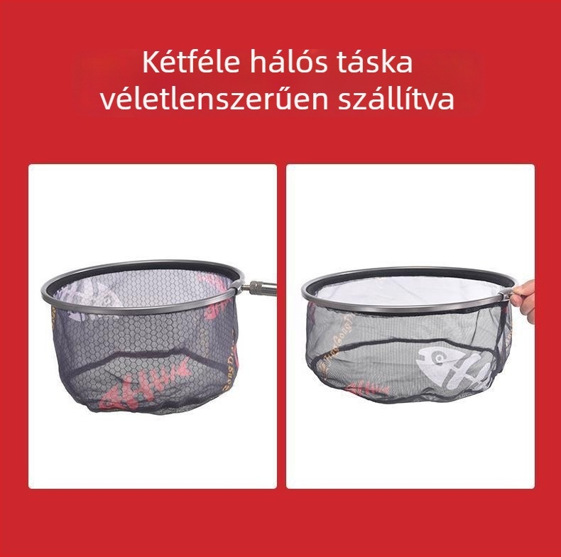 Versenyszerű horgászat számára készített hálófej – alumíniumötvözet, anti-horog dizájn, ultra-könnyű, mélyebb hálófej