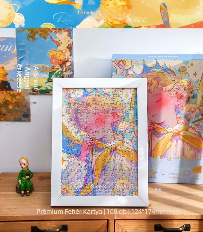 Mr. Paper sík puzzle, Little Universe sorozat, 7–14 éveseknek, illusztrációk és táblák, színes dobozos csomagolás.