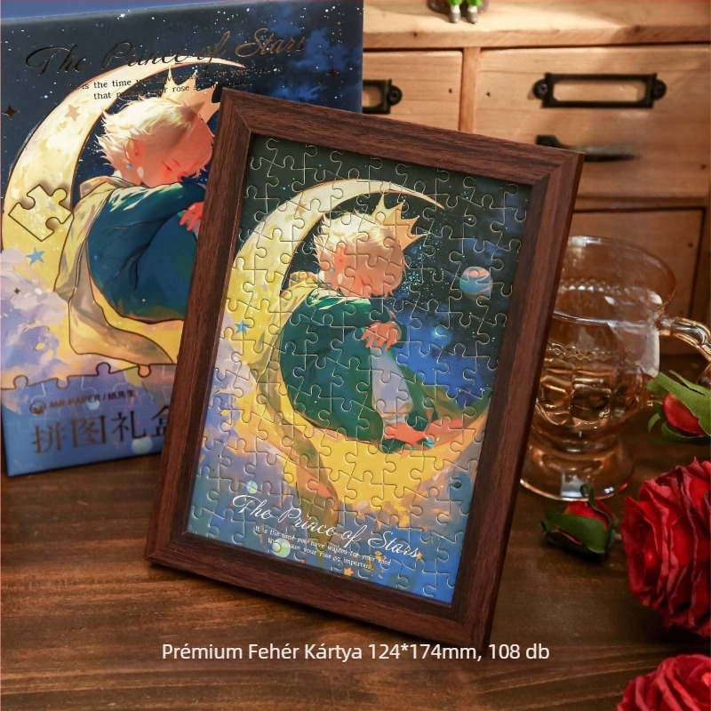 Mr. Paper sík puzzle, Little Universe sorozat, 7–14 éveseknek, illusztrációk és táblák, színes dobozos csomagolás.