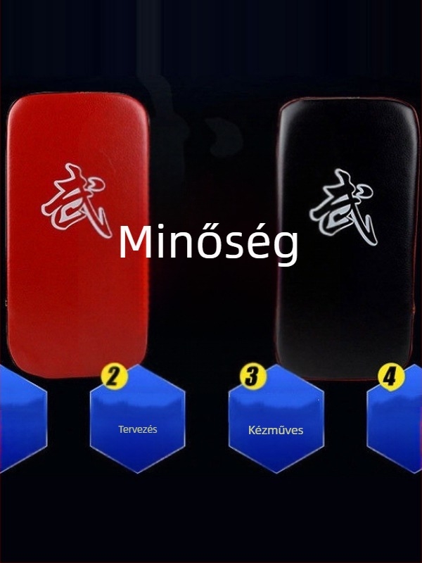 Kézi fogantyúval ellátott harcművészeti célpont – PU anyag, modell 010, súly 1, alkalmas Sanda, Muay Thai, Taekwondo