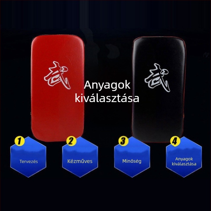 Kézi fogantyúval ellátott harcművészeti célpont – PU anyag, modell 010, súly 1, alkalmas Sanda, Muay Thai, Taekwondo