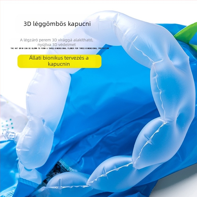 Gyerekeknek szóló esőponcho kapucnival, PVC anyag, logó nyomás, testreszabható, túrázáshoz