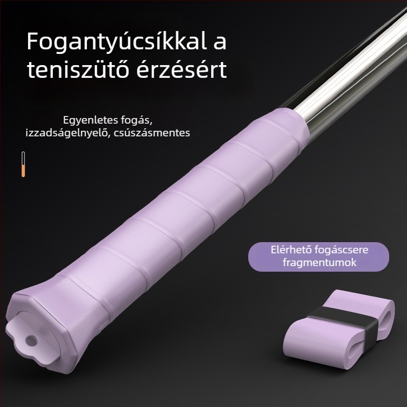 Badminton ütés-edző — könnyű és hordozható csuklóerő-fejlesztő készülék, 6 darabos rozsdamentes acél készlet