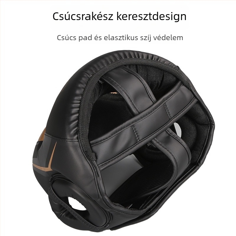 Boxfejvédő sisak ZTTY PU, függőleges kialakítás, 360 g, modell 12