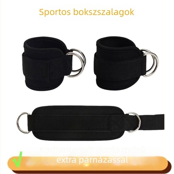 Qze márkájú boka merevítő ellenállás-sávval – poliészter rostból, boka védelem, edzéshez