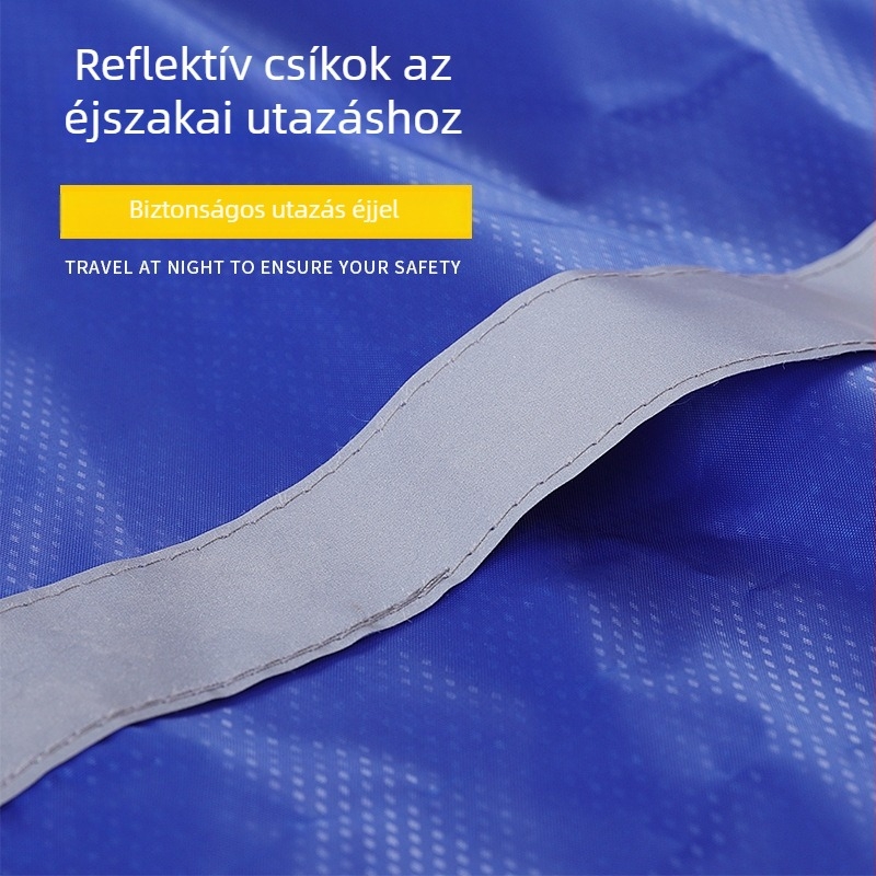 Kerékpáros split esőkabát YS228, diamant mintás-relief, vízálló, könnyű, poliészter anyag, felnőtteknek