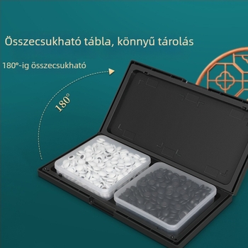 Mágneses Go és Gomoku hordozható tábla gyerekeknek – PVC + mágnesek, 7–14 év, Starship
