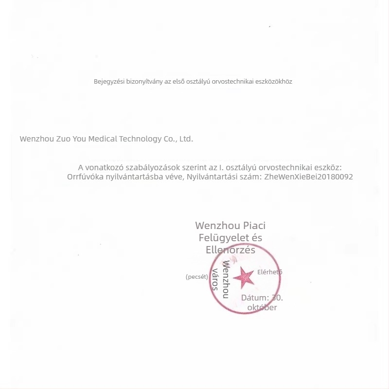 Masszív orröblítő készülék, 300 ml kapacitású, tartalmaz orröblítő sót 2.7 g