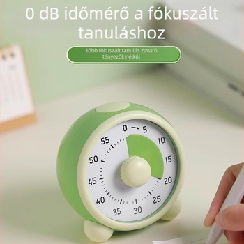 Elektronikus konyhai időmérő digitális kijelzővel, ABS ház, elemről működik, kör alakú forma