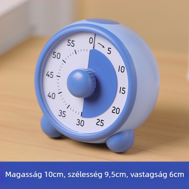 Elektronikus konyhai időmérő digitális kijelzővel, ABS ház, elemről működik, kör alakú forma